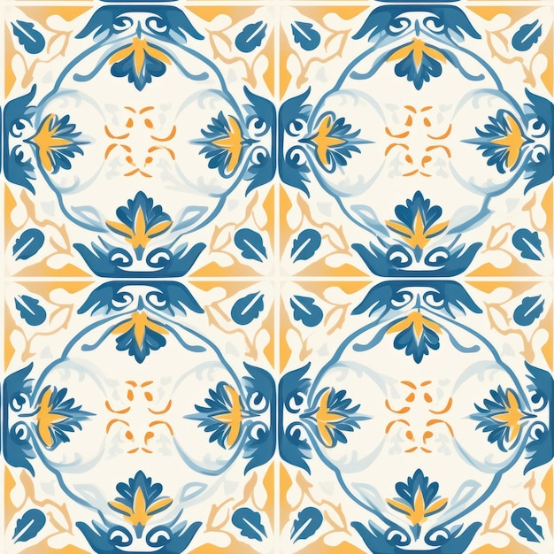 Mediterranean Pattern with Elegant Design