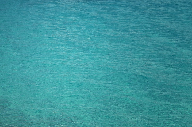 Mediterranean Sea  .Clean, clear azure water.