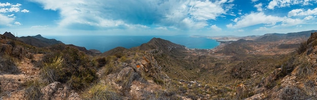 Mediterranean Sea coastline Cartagena Spain