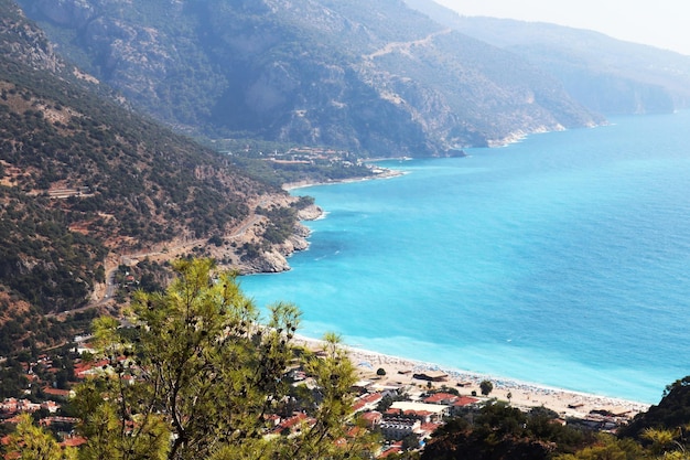 Mediterranean sea view oludeniz beach