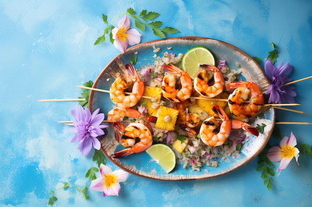 Mediterranean Summer Seafood Savory Delights by the Seaside