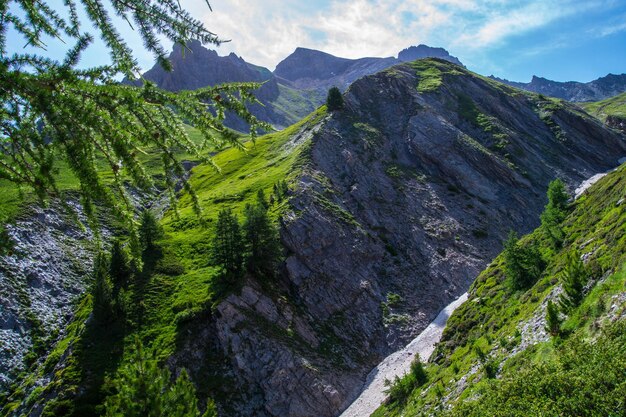 Meer clausis ceillac inqeyras in hautes alpes in frankrijk