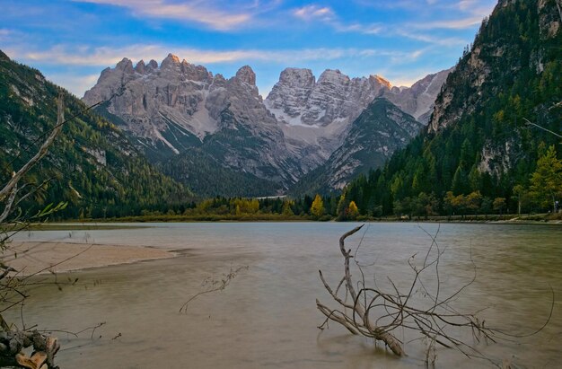 Meer Dürrensee in Zuid-Tirol