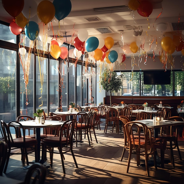 meer helder natuurlijk licht mooie caféballonnen