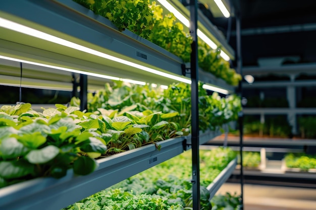 Meerdere verdiepingen tellende kas voor het kweken van planten met kunstmatig elektrisch licht Druppelirrigatie- en hydroponisch systeem voor het terrein