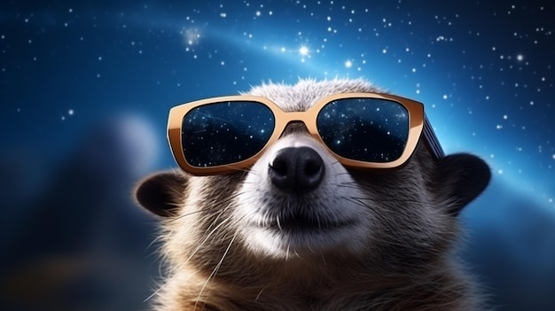 Meerkat in sunglasses shade glasses meerkat wearing sunglasses