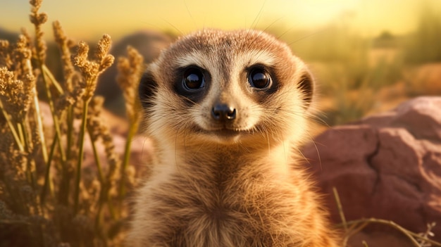 Meerkat wild high quality background