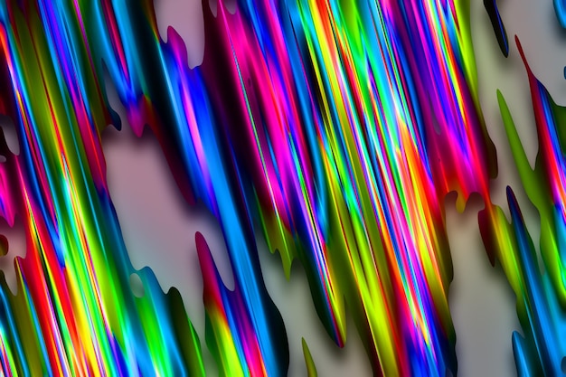 Foto meerkleurige neonlijnen abstracte textuur achtergrond