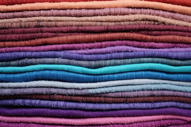 Meerkleurige wollen sjaal textuur close-up