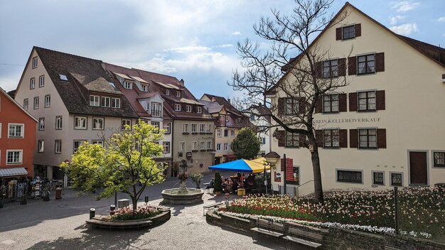 Foto città vecchia di meersburg