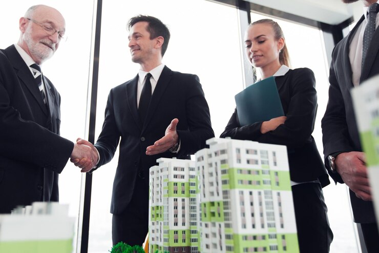 Meeting of architects and investors