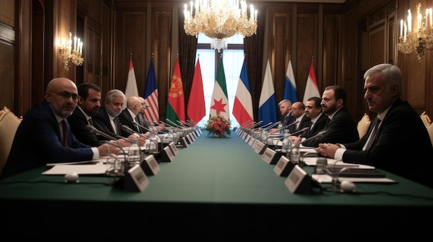 A meeting of the government of one of the countries