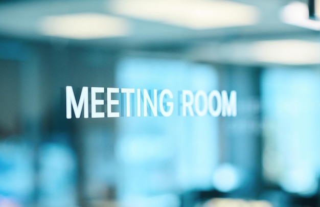 Meeting room at modern office