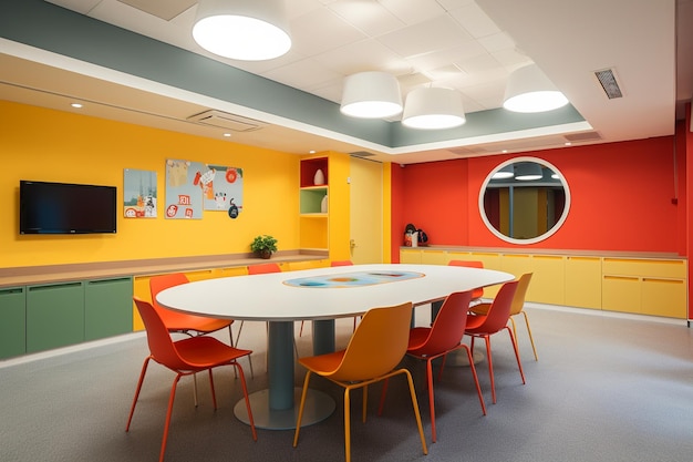 Meeting rooms are original and imaginative