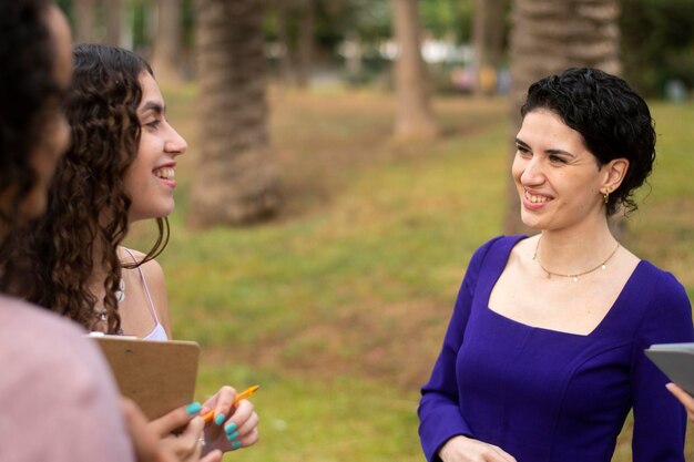 Meeting of young women entrepreneurs