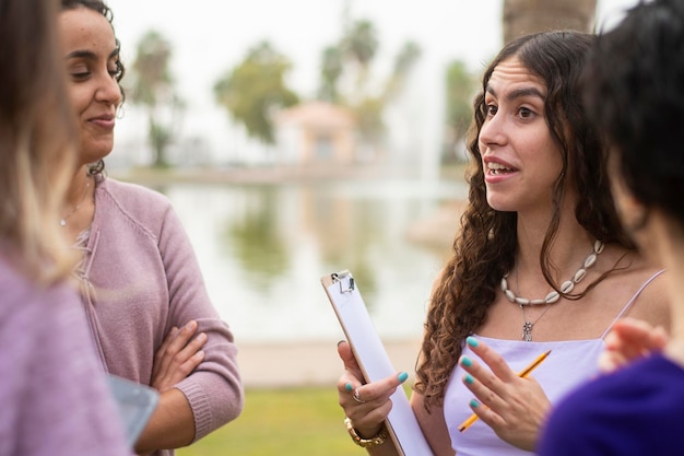 Meeting of young women entrepreneurs