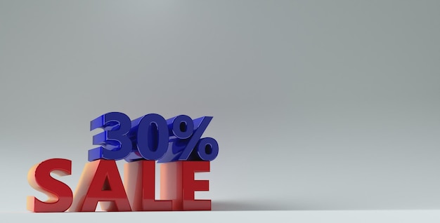 Mega sale tot 50 korting op creatieve poster 3d typografische achtergrond met plaats voor tekst