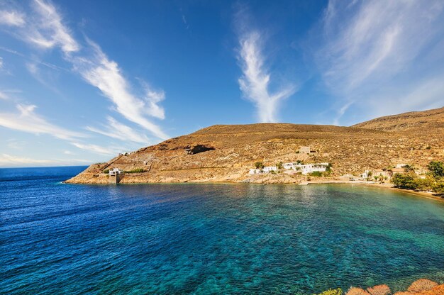 Megalo Livadi op het eiland Serifos, Griekenland