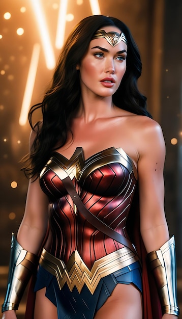 Megan fox as wonderwoman