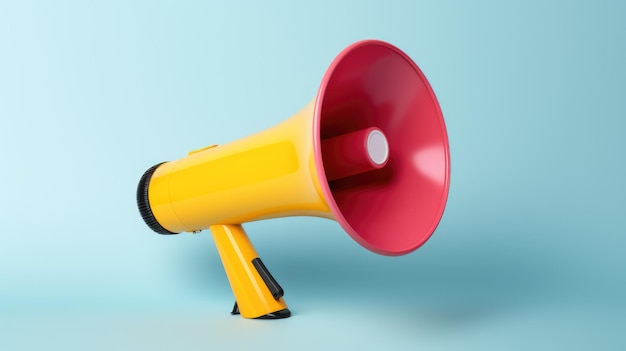 megaphone isolated on solid background