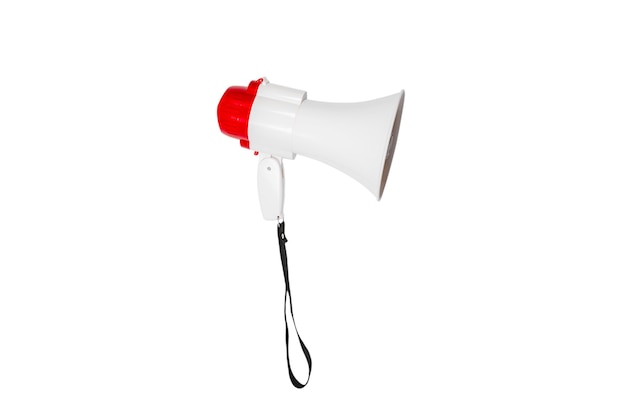 Megaphone isolated on a white background.