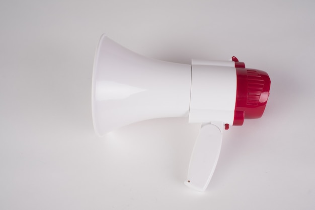 Megaphone loudspeaker isolated