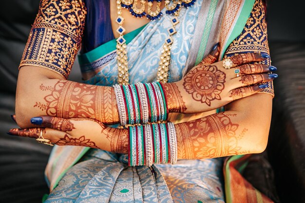 mehendi ヘナ デザインの写真