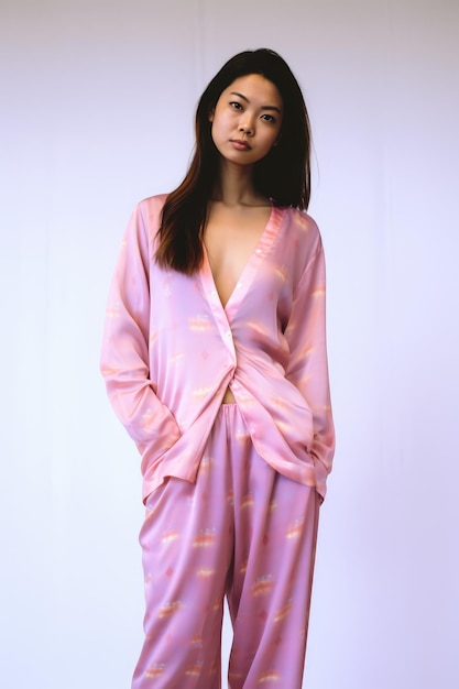 Meisje in pyjama