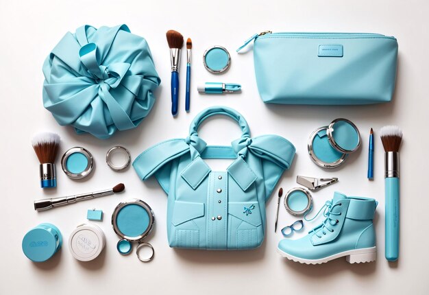 Meisjes gele accessoires Flatlay fotografie