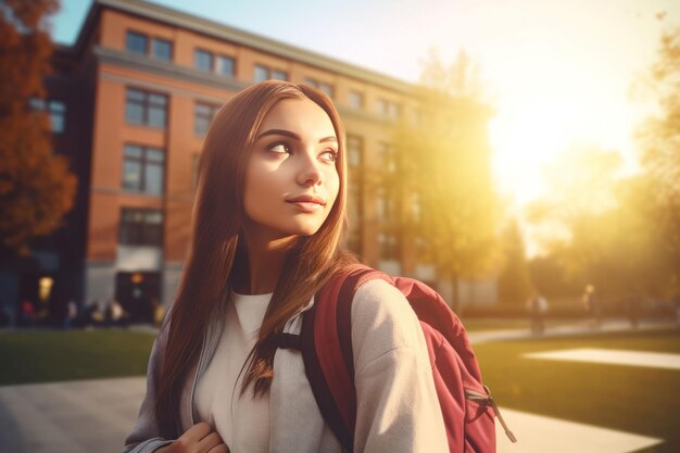 Meisjesschoolcampus Jongerenonderwijs Genereer Ai