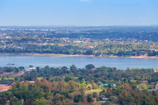 mekong river at Mukdahan, Thailand