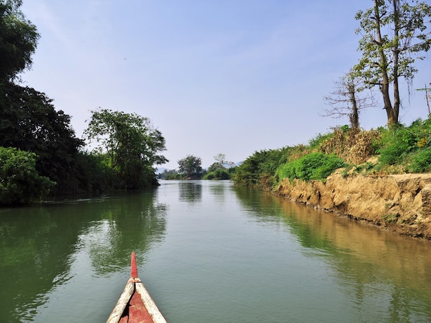 Photo mekong river on south laos