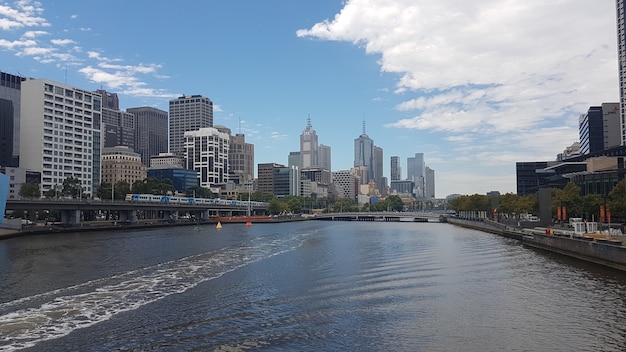 Foto skyline di melbourne