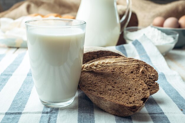 Melk en bakkerijproducten