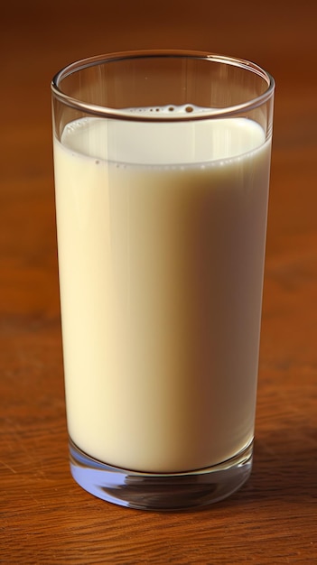 Melkwit goedheid in een glas rijk aan calcium en nostalgie troostend en zuiver
