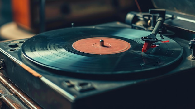 Melodic Nostalgia A Symphony Unveiled by the Harmonious Dance of a Record Player