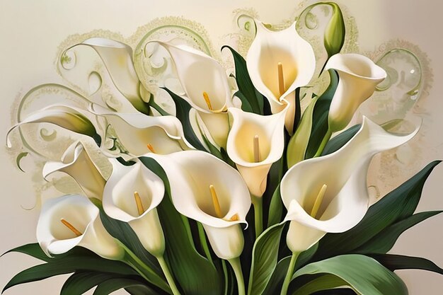 Melodious Calla Lily Symphony