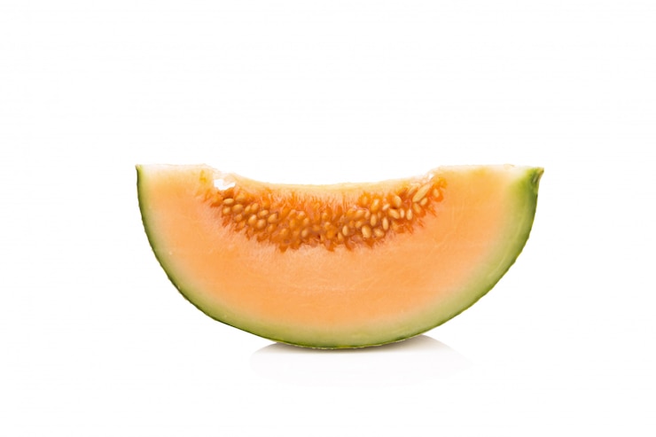 Photo melon isolated on white