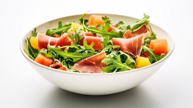 melon and prosciutto salad