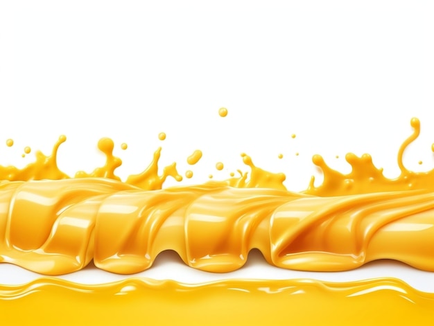 Melted cheese border