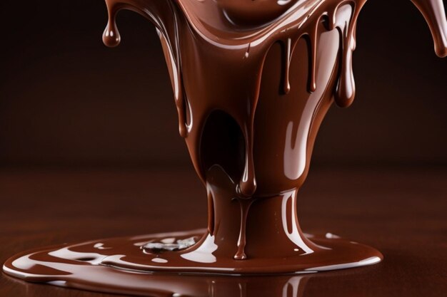 Melted chocolate