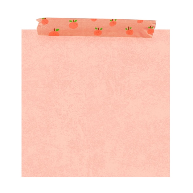 memo sticky note cute fun back to school isolated pastel color