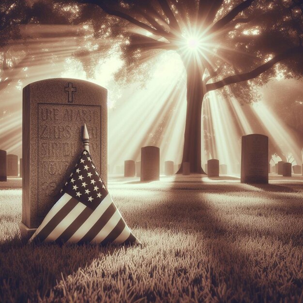 Photo memorial day background image