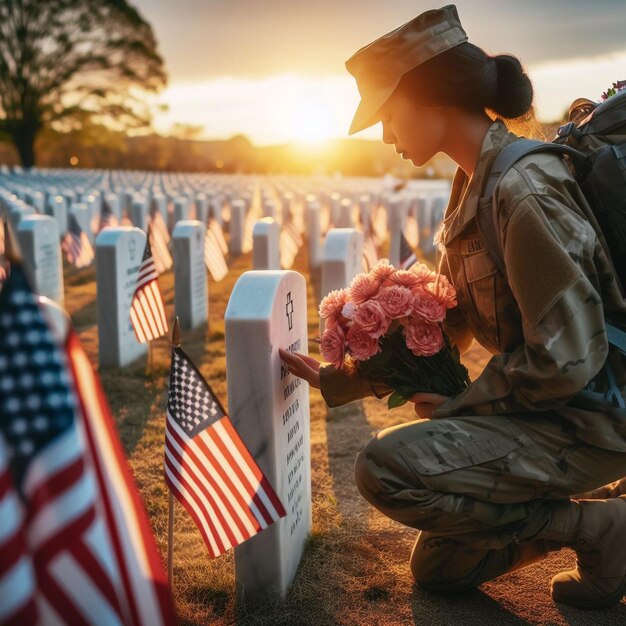 Photo memorial day background image