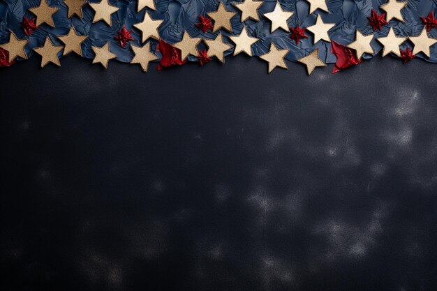 Photo memorial day background with patriotic stripes