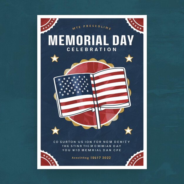 Photo memorial day celebration presentation heartfelt designs for your special event