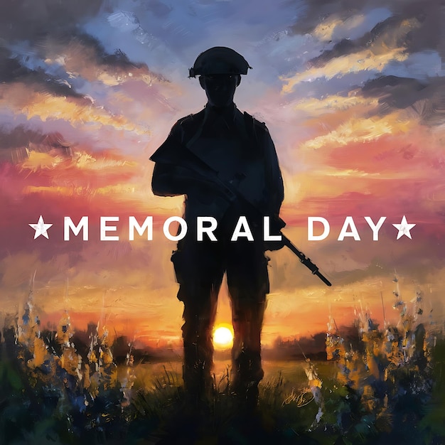 Photo memorial day design