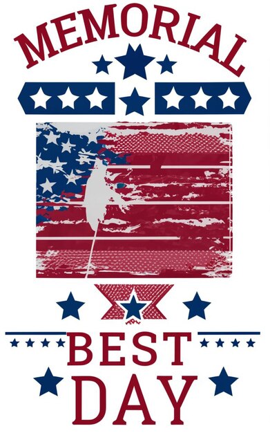 Photo memorial day tshirt vector image background