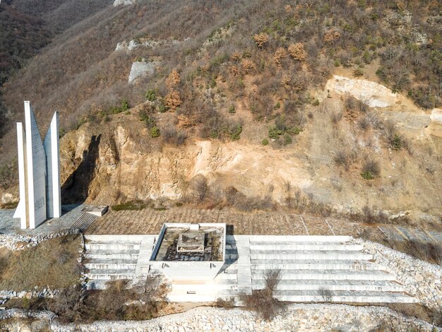 Photo memorial of rhodope partisan detachment anton ivanov bulgaria