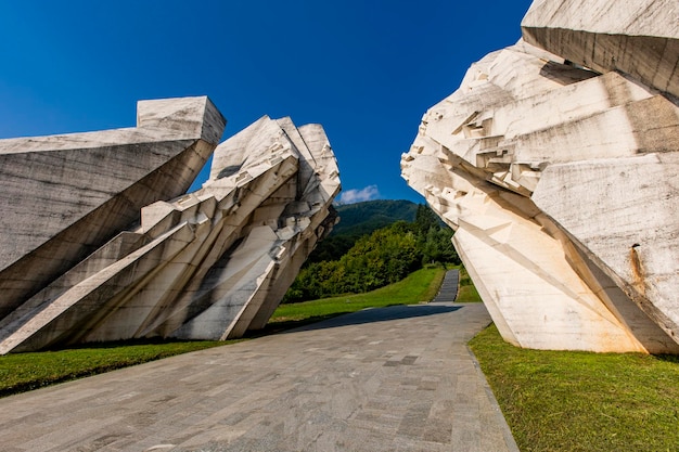 Memorial World War Two monument Kadinjaca in Serbia